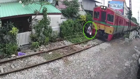 รถไฟแม่กลองชนดับ ตา 74 หูไม่ดี กำลังจะย้ายไปอยู่บ้านใหม่ในสวน