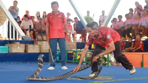 ผู้ว่าฯ ขอนแก่นชวนไป "หมู่บ้านงูจงอาง" หนุนท่องเที่ยวสร้างสรรค์แบบเซอร์ไวเวอร์ 