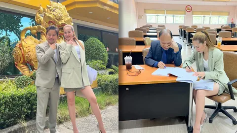 นางเอกรักโรงเรียนขึ้นแท่น ดร. คนใหม่ เรียนจบปริญญาเอกแล้ว