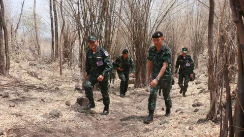 มทภ.1 ตรวจเยี่ยมการฝึกระดับกองพัน พล.ร.11 ย้ำเพื่อให้หน่วยมีความพร้อม