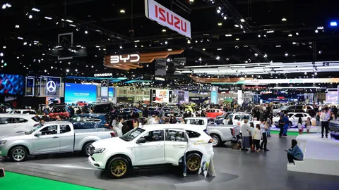 โค้งแรก Bangkok International Motor Show 2024 พี่โตยังนำ พี่จีนไล่ติด