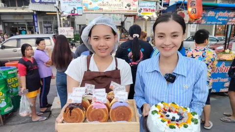 ร้านเค้ก 20 บาทโคราชสุดปัง เจ้าดังในติ๊กต่อก ยอดขายสูงถึงวันละ 3 หมื่นบาท (คลิป)