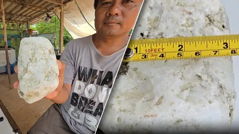 ชาวประมงระยอง ลากอวนหาปลา ได้อำพันทะเล วอนผู้เชี่ยวชาญตรวจสอบ พร้อมขาย