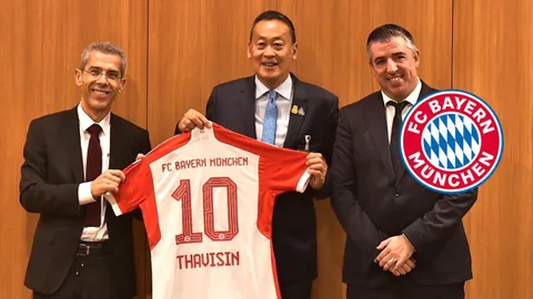 อีกหนึ่งแรงผลักดัน "เศรษฐา" หารือผู้บริหาร "บาเยิร์น" หวังช่วยลับฝีเท้าเยาวชนไทยสู่ระดับโลก