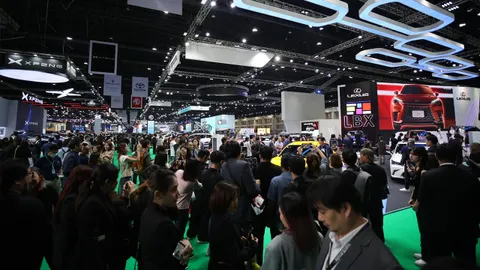 ยอดจองรถ Motor Show 2024 อยู่ที่ 53,438 คัน Toyota คว้าที่หนึ่ง ตามด้วย BYD และ Honda