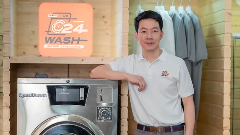 24WASH แฟรนไชส์ร้านสะดวกซัก 24 ชม. สร้างความแตกต่างด้วยแนวคิด Green Laundromat-ซักที่นี่ ดีต่อโลก