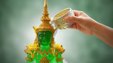 คาถาสรงน้ำพระพร้อมคำกล่าวขอขมา วันสงกรานต์ 2567 