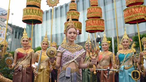 “แอฟ” แปลงโฉมเป็นนางสงกรานต์มโหธรเทวี ยิ้มรับละครเรตติ้งปังฉากจูบฟิน