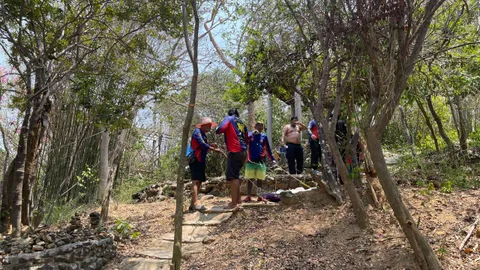 หนุ่มโรตียึดยอดเขาเกาะล้าน หลังรอยพระพุทธบาท เป็นสุสาน แขวนคอตาย