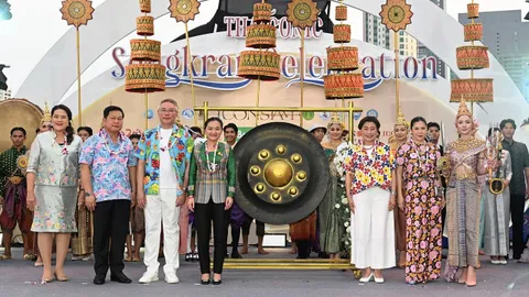  ไอคอนสยาม เนรมิตเทศกาลมหาสงกรานต์เฟสติวัลระดับโลก ชวนนักท่องเที่ยวไทยและต่างชาติ สาดสนุก