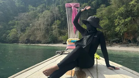 พิธีกรสาวเผยลุคไปเที่ยวทะเลกระบี่ ย้ำชัดนี่ไม่ใช่ผู้คุมวิญญาณ