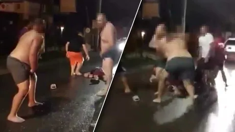 "ภูเก็ต" ฝรั่งซัดกันอีกแล้ว คาดเรียนมวยไทย-เมาสงกรานต์ อยากลองวิชา (คลิป)