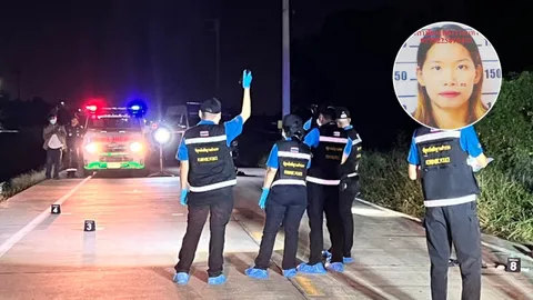 ผัวเก่าหึงโหด ลากอดีตเมียออกมาเคลียร์ แทงพรุน 5 แผล ดับริมถนน