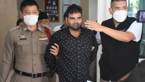 ตร.นำบังอินเดียฝากขัง แทงยับสาวใหญ่  31 แผล ดับคาโรงแรม