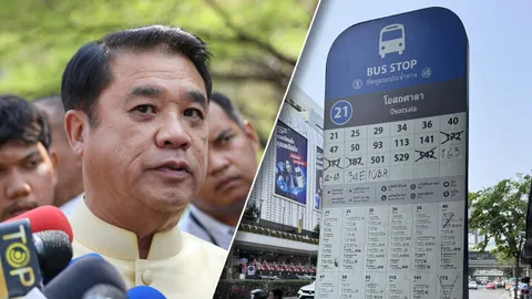“สุริยะ” สั่งเร่ง อัปเดตป้ายรถเมล์ หลังประชาชนต้องเขียนกันเอง 
