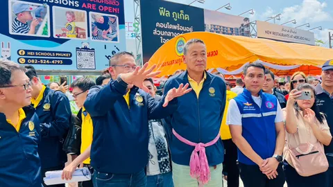 "เศรษฐา" ไปภูเก็ตติดตามโครงการทางลอดอนุสาวรีย์ย่ามุก ย่าจัน แก้ปัญหารถติดหนัก