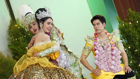 แป้ง-อั๋น ควงคู่ขึ้นเวทีโชว์ลิเกชุดใหญ่ ประกบ เอ ไชยา ใน ทายาทไหทองคำ EP.21