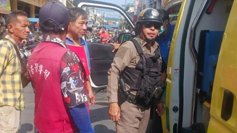 วิน จยย.เปิดศึกแย่งลูกค้า ก่อนคว้ามีดไล่แทงกันปางตายกลางเมืองภูเก็ต