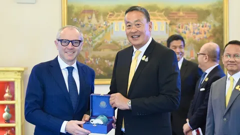 “เศรษฐา” ถก ผู้บริหาร F1 คุยโอกาสใช้ไทยเป็นสนามจัดการแข่งขัน