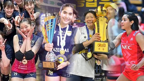 ปีทองสาวไทย! “วอลเลย์บอลหญิงไทย” ปิดจ๊อบลีกต่างประเทศได้สวย 4 คน โกย 6 แชมป์