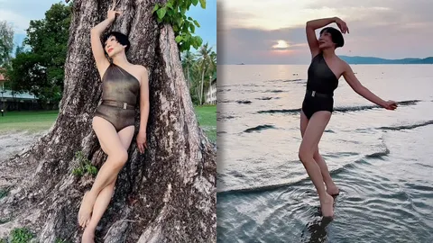 อดีตพิธีกรดังอวดความแซ่บวัย 69 ปีในชุดว่ายน้ำ แต่ไม่วายมีดราม่า (คลิป)