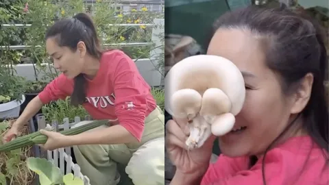 ส่องชีวิต อดีตนางเอกใช้ชีวิตสมถะ ฝีมือไม่ธรรมดา ปลูกผักไว้กินเอง (คลิป)