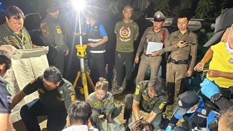 "ตาย 2 เจ็บ 1" อดีต ผช.หึงโหด เมา-หลอนยา รัว 5 นัด เป่าหัว ผญบ.