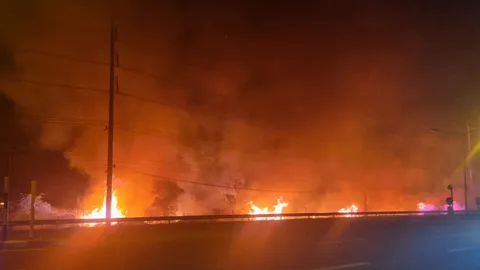 ไฟไหม้บางกุ้ง ทำสะเทือน อุทัยธานี ไฟดับทั้งจังหวัด