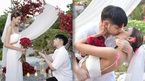 นางงามสุดแซ่บถูกแฟนหนุ่มขอแต่งงาน เตรียมเป็นว่าที่เจ้าสาวป้ายแดง