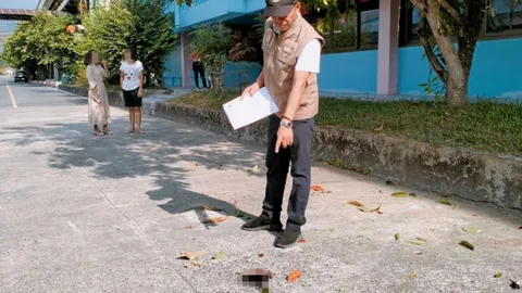 นักเรียนชายวัย 16 ตกอาคารเรียนชั้น 4 ดับสลด ตร.สอบยังไม่ทราบสาเหตุ