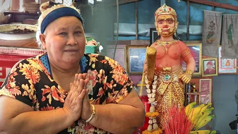 บูชา นางยักษ์ผีเสื้อสมุทร ร่ำรวยโชคลูกค้าเข้าทั้งวัน