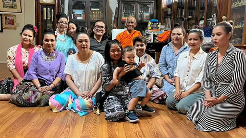 คณะอาจารย์จาก ม.นเรศวร ร่วมงานสงกรานต์ ที่วัดพรหมคุณาราม รัฐอริโซนา สหรัฐฯ