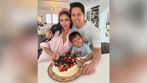 วันเกิดคุณสามีทั้งที “ศรีริต้า” ชวน “น้องกวิณท์” เข้าครัวทำเค้กพร้อมดอกไม้ช่อใหญ่