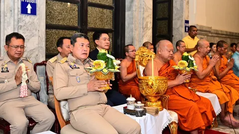 ปลัด มท.นำบวงสรวงบูรณะพระอุโบสถวัดโสธรฯ