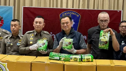 "อนุทิน-ผบ.ตร." ปลื้ม สืบภาค 1 จับแก๊งค้ายา ยึด "ไอซ์" ลอตใหญ่ 80 ล้าน