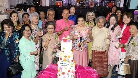 ฉลอง 67 ปี ดร.สายสม วงศาสุลักษณ์ นำรายได้ช่วยเด็กกำพร้า-เด็กด้อยโอกาส