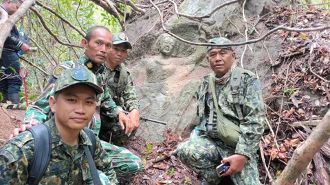 อุทยานฯ เร่งสำรวจความเหมาะสม การทำเส้นทางศึกษาธรรมชาติ จุดพบภาพแกะสลักหิน