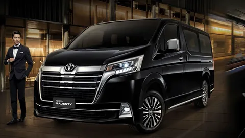 ของดีราคาโดน มาแล้ว ตู้หรู Toyota Majesty รุ่นปรับปรุงใหม่ปี 2567