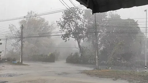 สภาพอากาศวันนี้ ร้อนจัดตอนกลางวัน 23 จังหวัด เหนือ-อีสาน ระวังพายุ 