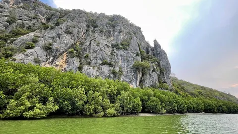ล่องเรือ "คลองเขาแดง" "กุ้ยหลิน" ประจวบคีรีขันธ์