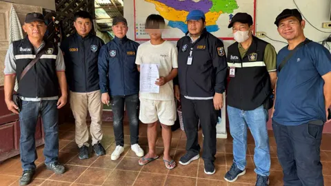 รวบ "อาฉิ่ง" หน.แก๊งคอลฯ พร้อมสมุน ตั้งฐานฝั่งเขมร หลอกเหยื่อผู้สูงอายุ