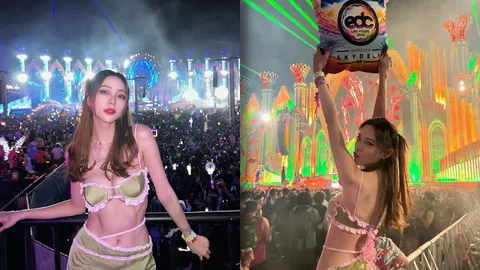 ดาราสาวคุณแม่ลูกหนึ่ง นุ่งชุดสุดเซ็กซี่ไปดูคอนเสิร์ต ท่อนบนแซ่บมาก (คลิป)