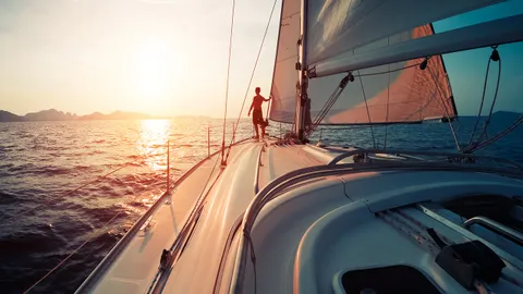 I saw dad waving on board.