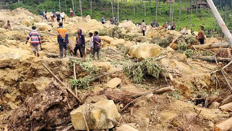 สุดวิปโยค ดินถล่มปาปัวนิวกินี หวั่นชาวบ้าน ถูกฝังทั้งเป็นกว่า 2,000 คน