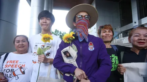 "แอมมี่" รอดคุก ศาลให้ประกัน 2 แสน "ปูน กาเพ็ง" วาง 5 หมื่นบาท