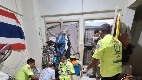 จับหลานทรพี สติไม่ดี ฉุนเดือดฆ่าลุง มีดจ้วงแทงยับ คาห้องพักเอื้ออาทร