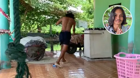 ทัวร์ตำรวจ มาลงหน้าบ้าน หนุ่มเซอร์อัดคลิปคลั่ง ทำลายข้าวของ บอก "ผมทำคอนเทนต์"