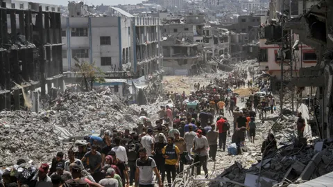 อิสราเอลถอนทหารออกจากจาบาเลียแล้ว ทั่วโลกแชร์ภาพไวรัล 'All eyes on Rafah' 