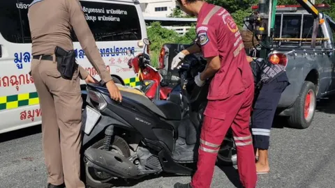 วิจารณ์ยับ ดราม่า "ไทยมุง" ตำหนิกู้ภัย ใส่ "เฝือกดามคอ" ปฐมพยาบาลคนเจ็บ