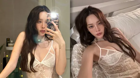 ปุ้มปุ้ย พรรณทิพา เสิร์ฟความเซ็กซี่ในชุดนอนไม่ได้นอน โพสท่าชิลๆ บนเตียง